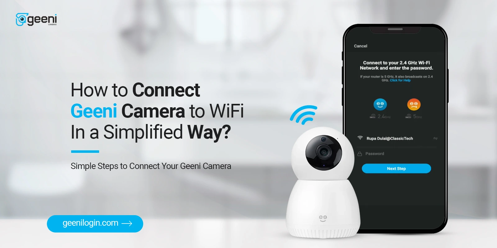 Connect Geeni Camera to WiFi